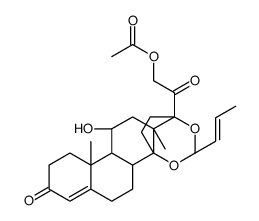 nicocortonide acetate Structure