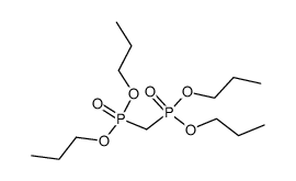 Methylenebisphosphonic acid tetrapropyl ester结构式