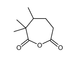 3,3,4-trimethyloxepane-2,7-dione Structure