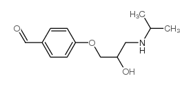 4-[2-羟基-3-[(1-甲基乙基)氨基]丙氧基]苯甲醛结构式