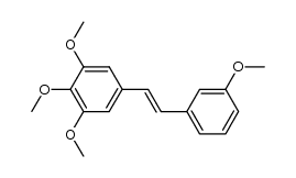 3,4,5,3'-tetramethoxystilbene Structure