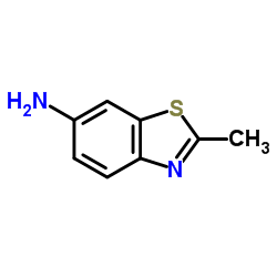 2-甲基苯并噻唑-6-胺结构式