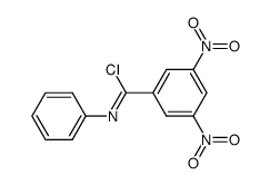 3,5-dinitro-N-phenylbenzimidoyl chloride Structure