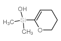 (3,4-二氢-2H-吡喃-6-基)二甲基硅烷醇结构式
