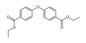 ethyl 4-(4-ethoxycarbonylphenoxy)benzoate结构式