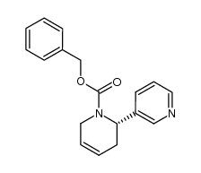 (S)-3,6-2H-[2,3']bipyridinyl-1-carboxylic acid结构式