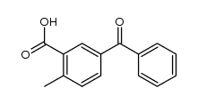 5-benzoyl-2-methyl-benzoic acid结构式