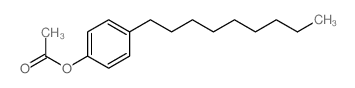 Phenol,4-nonyl-, 1-acetate structure