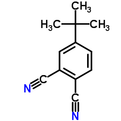 4-叔丁基邻苯二甲腈结构式