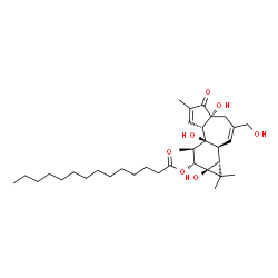 12-O-Tetradecanoylphorbol结构式