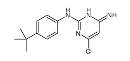 N-(4-叔丁基-苯基)-6-氯-嘧啶-2,4-二胺结构式