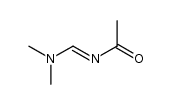 3-dimethylamino-1-methyl-2-azaprop-2-en-1-one结构式