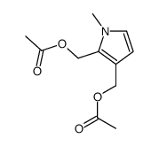 1-methyl-2,3-bis(acetoxymethyl)pyrrole结构式