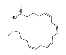 (5Z,8Z,11Z,14Z)-icosa-5,8,11,14-tetraenoic acid Structure