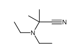 2-(diethylamino)-2-methylpropanenitrile结构式