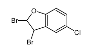 2,3-dibromo-5-chloro-2,3-dihydrobenzofur Structure