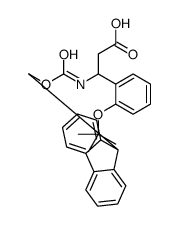 3-N-FMOC-氨基-3-(2-叔丁氧基苯)丙酸结构式