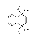 1,1,4,4-Tetramethoxy-1,4-dihydronaphthalene Structure