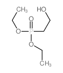 Phosphonic acid,P-(2-hydroxyethyl)-, diethyl ester结构式