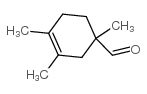 1,3,4-三甲基-3-环己烯-1-羧醛结构式