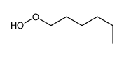1-hydroperoxyhexane Structure