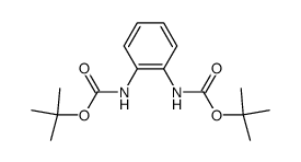 N,N-bis-(tert-butoxycarbonyl)-o-phenylenediamine结构式