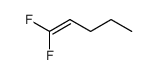 1,1-difluoro-1-pentene Structure
