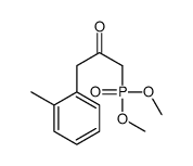 1-dimethoxyphosphoryl-3-(2-methylphenyl)propan-2-one结构式