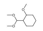 1-(dimethoxymethyl)-2-methoxy-cyclohexane Structure