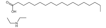 stearic acid, compound with diethylamine (1:1) structure