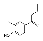 1-(4-hydroxy-3-methylphenyl)butan-1-one Structure