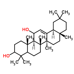 齐墩果-12-烯-3,11-二醇结构式