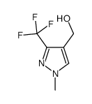1-甲基-3-三氟甲基-1H-吡唑-4-甲醇结构式