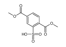 2,5-bis(methoxycarbonyl)benzenesulfonic acid Structure