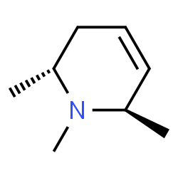 Pyridine, 1,2,3,6-tetrahydro-1,2,6-trimethyl-, (2R,6R)-rel- (9CI) Structure