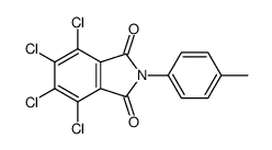 4,5,6,7-tetrachloro-2-(4-methylphenyl)isoindole-1,3-dione Structure