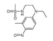 N-[2-[ethyl(3-methyl-4-nitrosophenyl)amino]ethyl]methanesulphonamide Structure