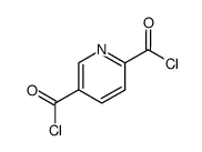 Pyridine-2,5-dicarbonyl chloride结构式