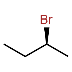 [S,(+)]-2-Bromobutane Structure