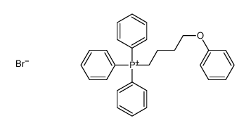 4-phenoxybutyl(triphenyl)phosphanium,bromide Structure