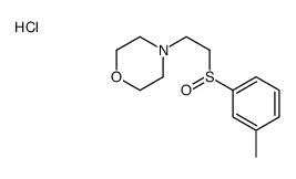 4-[2-(3-methylphenyl)sulfinylethyl]morpholine,hydrochloride结构式