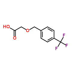 {[4-(Trifluoromethyl)benzyl]oxy}acetic acid结构式