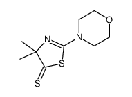 4,4-dimethyl-2-morpholin-4-yl-1,3-thiazole-5-thione Structure