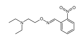 2-Nitro-benzaldehyde O-(2-diethylamino-ethyl)-oxime Structure