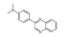 N,N-dimethyl-4-quinoxalin-2-ylaniline Structure