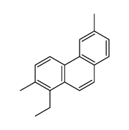 1-ethyl-2,6-dimethylphenanthrene结构式