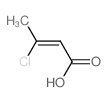 2-Butenoic acid, 3-chloro-, (Z)- Structure