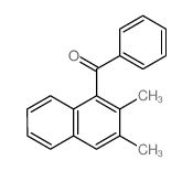 (2,3-dimethylnaphthalen-1-yl)-phenyl-methanone结构式