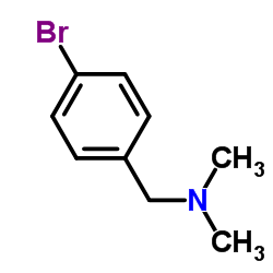 4-溴-N,N-二甲基苄胺结构式