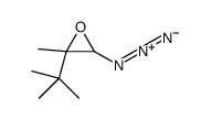 3-azido-2-tert-butyl-2-methyloxirane结构式